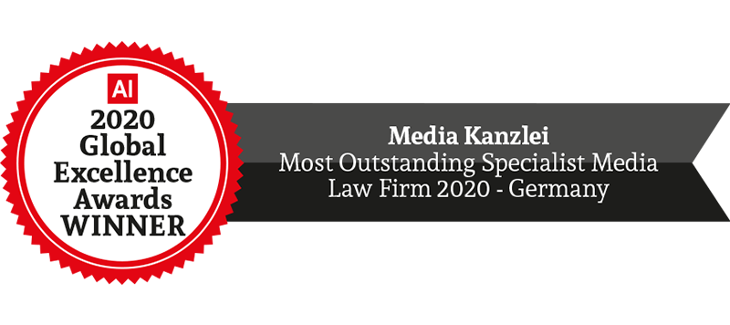 Media Kanzlei Most Outstanding Specialist Media Law Media Kanzlei Most Outstanding Specialist Media Law